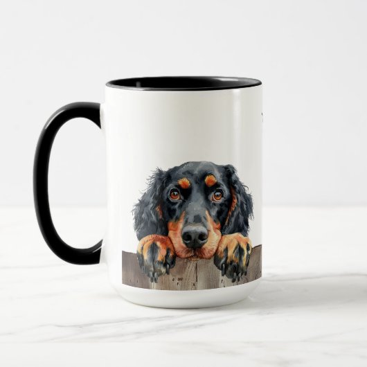Gordon Setter Dog Tasse (Links)
