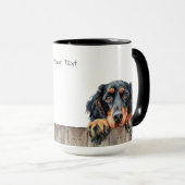 Gordon Setter Dog Tasse (VorderseiteRechts)