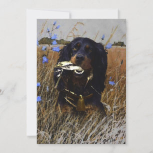 Gordon Setter Einladung