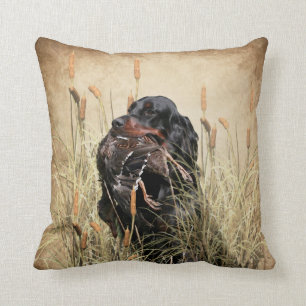 Gordon Setter , Entenjagd-Tapesterposter Kissen
