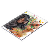 Gordon Setter, Entenjagd Tapestry Poster-Wirbel Notizblock (Linke Seite)