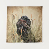 Gordon Setter, Entenjagd Wandteppich (Vorderseite)