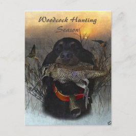 Gordon Setter Feiertagspostkarte