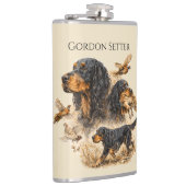 Gordon Setter Flachmann (Rechts)