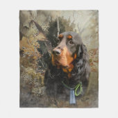 Gordon Setter Fleecedecke (Vorderseite)