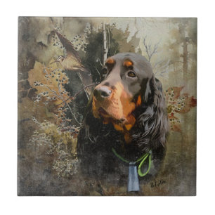 Gordon Setter Fliese