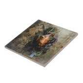 Gordon Setter Fliese (Seite)