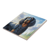 Gordon Setter Fliese (Seite)