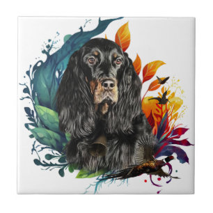 Gordon Setter Fliese