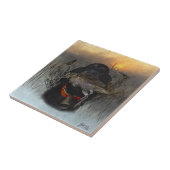 Gordon Setter Fliese (Seite)