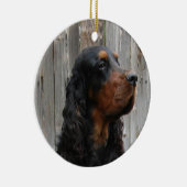 Gordon Setter Foto Ornament (Rechts)