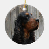 Gordon Setter Foto Ornament (Vorne)