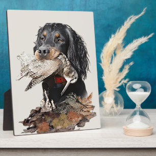 Gordon Setter  Fotoplatte