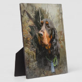 Gordon Setter  Fotoplatte (Seite)