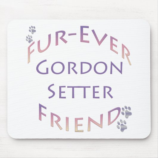 Gordon Setter Furever Mousepad (Vorne)
