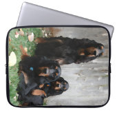 Gordon Setter Generationen Laptop-Computer-Sieb Laptopschutzhülle (Vorderseite)