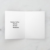 Gordon Setter Generationen Malerei Vielen Dank Hin Dankeskarte (Innenseite)