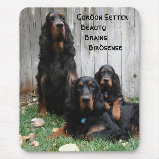 Gordon Setter Generationen Mousepad (Vorne)