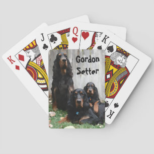 Gordon Setter Generationen Painting Cards Spielkarten