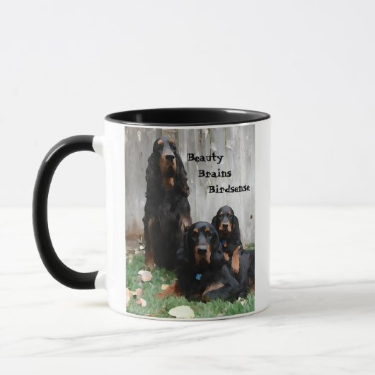 Gordon Setter Generations Painting Keramik Tasse (Links)