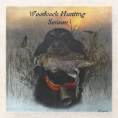 Gordon Setter Glasuntersetzer (Vorderseite)