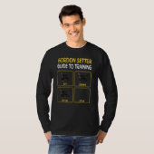 Gordon Setter Guide to Training Dog Obedience T-Shirt (Vorne ganz)