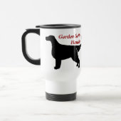 Gordon Setter Handler Aluminium Travel Mug Reisebecher (Links)