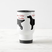 Gordon Setter Handler Aluminium Travel Mug Reisebecher (Mittel)