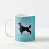 Gordon Setter Happy Birthday Design Kaffeetasse (Links)