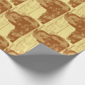 Gordon Setter Head Geschenkpapier (Ecke)