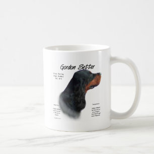 Gordon Setter History Design Kaffeetasse
