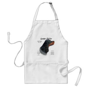 Gordon Setter History Design Schürze