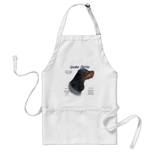 Gordon Setter History Design Schürze (Vorne)