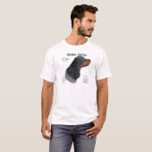 Gordon Setter History Design T-Shirt (Vorne ganz)