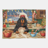 Gordon Setter Holiday Baking: Feierliche Weihnacht Geschirrtuch (Horizontal)