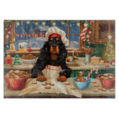 Gordon Setter Holiday Baking: Feierliche Weihnacht Schneidebrett (Vorderseite)