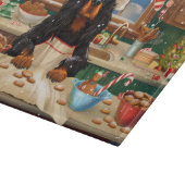 Gordon Setter Holiday Baking: Feierliche Weihnacht Schneidebrett (Ecke)