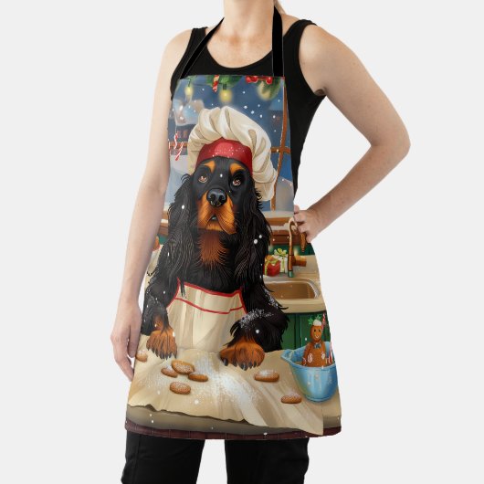Gordon Setter Holiday Baking: Feierliche Weihnacht Schürze (InSitu)