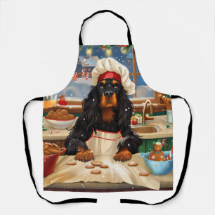 Gordon Setter Holiday Baking: Feierliche Weihnacht Schürze