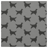Gordon Setter Hund-Silhouette-Muster Stoff (Muster)