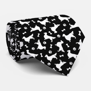 Gordon Setter Icon Muster Neck Tie Krawatte
