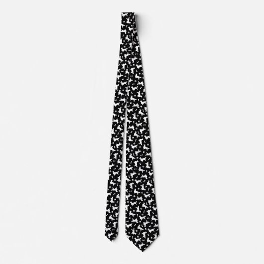 Gordon Setter Icon Muster Neck Tie Krawatte (Rückseite)