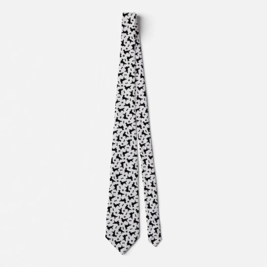 Gordon Setter Icon Muster Neck Tie Krawatte (Vorderseite)
