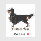 Gordon Setter Icon Sticker (Blatt)