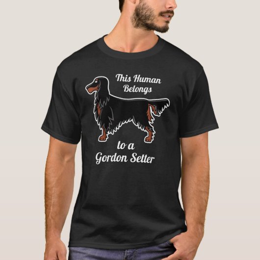 Gordon Setter Icon T - Shirt (Vorderseite)