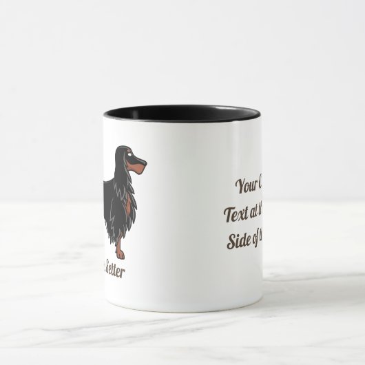 Gordon Setter Icon-Tasse Tasse (Zentrum)
