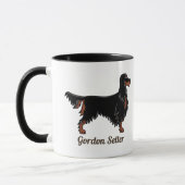 Gordon Setter Icon-Tasse Tasse (Links)