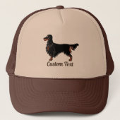 Gordon Setter Icon Trucker Hat Truckerkappe (Vorderseite)