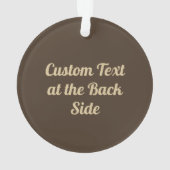 Gordon Setter Illustration Ornament (Rückseite)