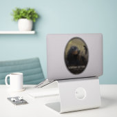 Gordon Setter, Jagdbegleiter Aufkleber (Laptop auf Schreibtisch)